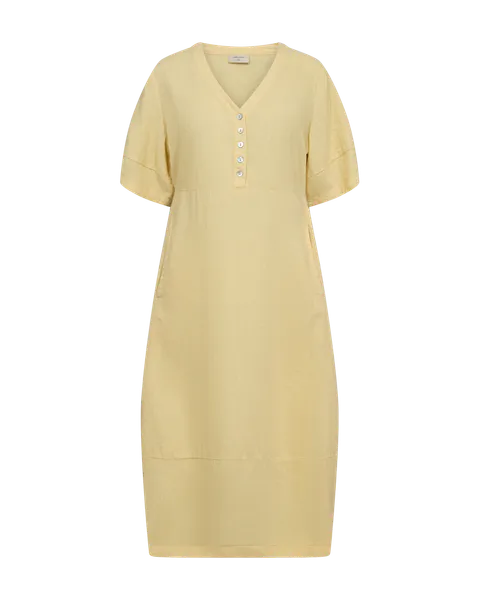 Hovedbilde LAVA KJOLE V-HALS - GUL