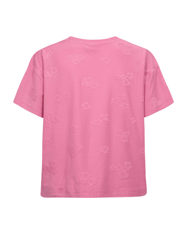 ZIPREA T-SHIRT FLOWERS - ROSA