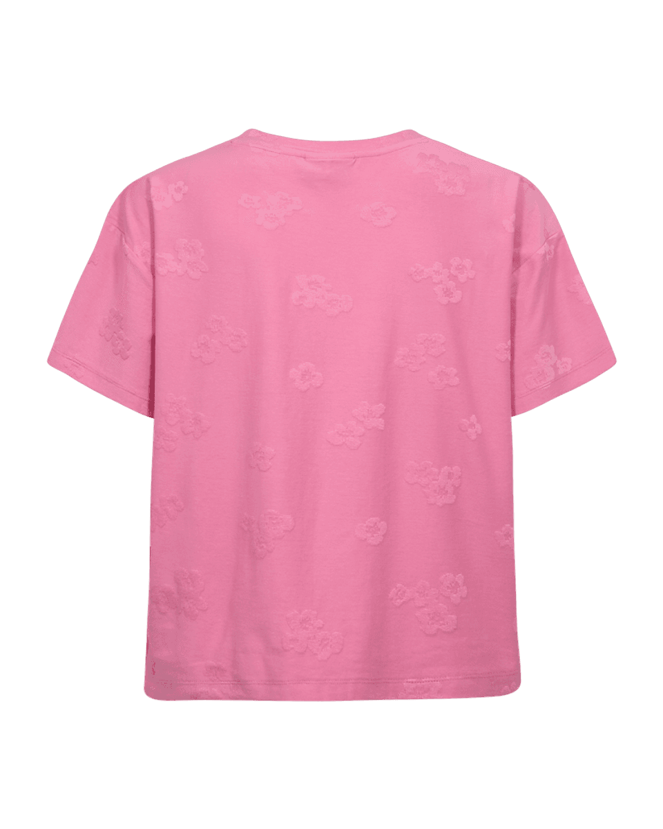 ZIPREA T-SHIRT FLOWERS - ROSA