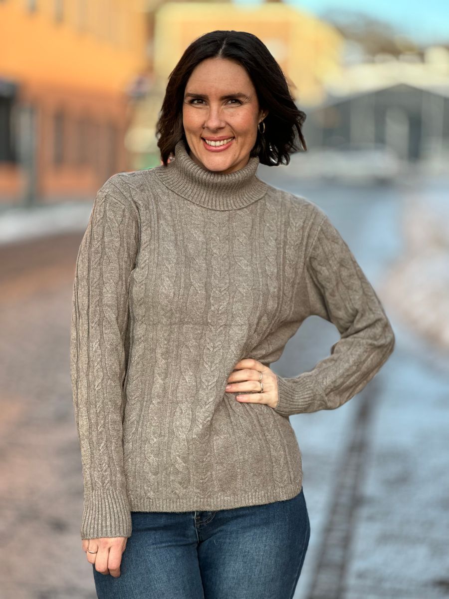 CLAURA GENSER M/KABESTRIKK - MULVARP MELERT