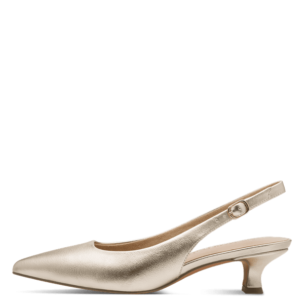 Hovedbilde PUMPS SNERTEN HÆL M/SLINGBACK - GULL