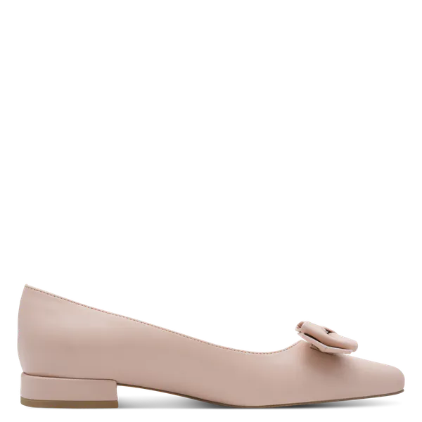 Hovedbilde PUMPS LAV HÆL M/BOW - ROSE