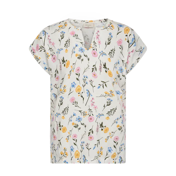 Hovedbilde VIVA TOPP FLOWER - OFFWHITE/GUL/ROSA