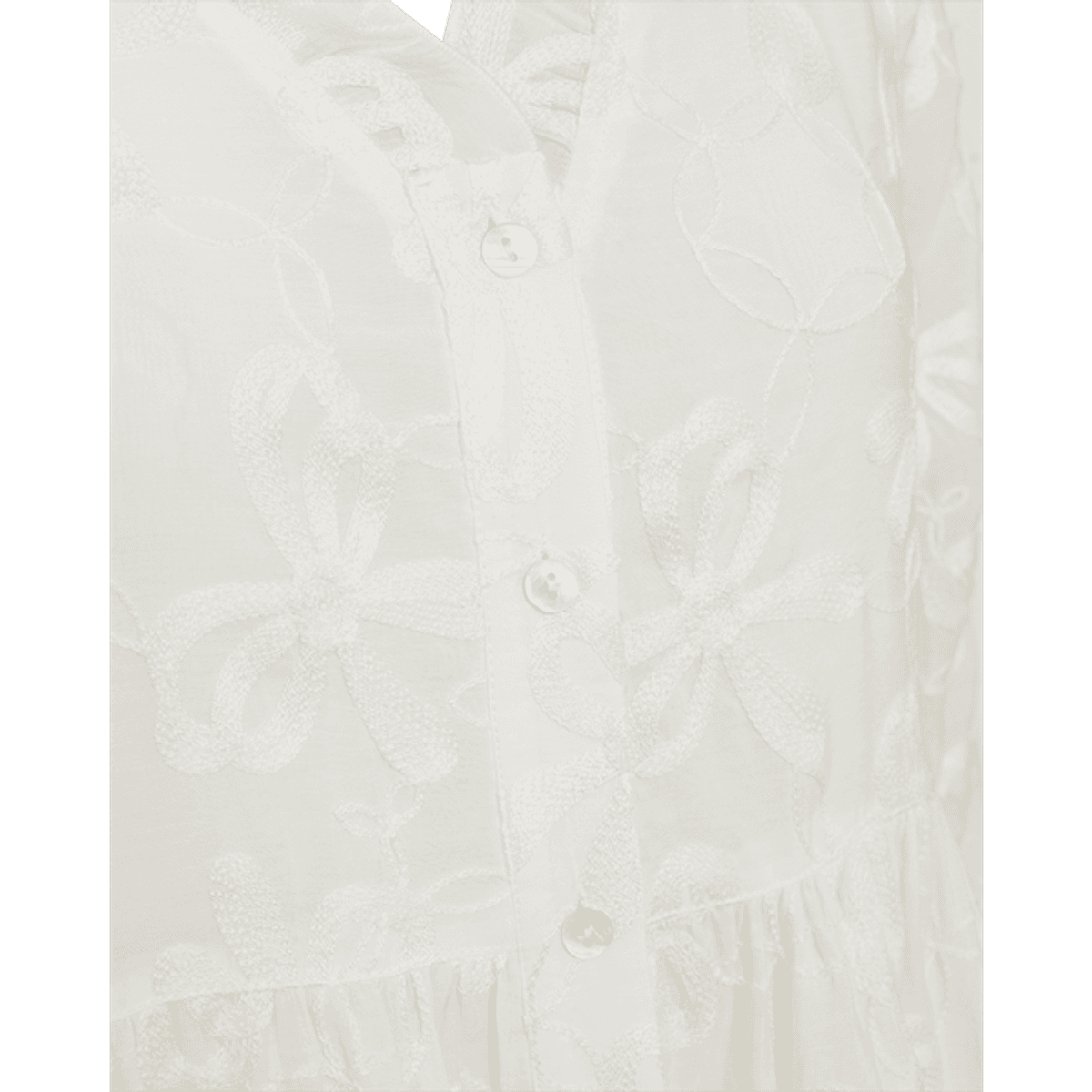 RANDY EMBRO KJOLE - OFFWHITE