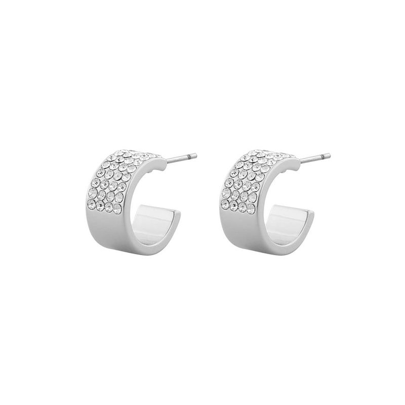 SNÖ OF SWEDEN - CARRIE SMALL ØREPYNT M/STRASS - SØLV