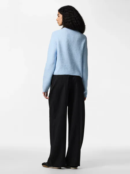 Hovedbilde SILLY CARDIGAN M/LANG ERM - LYS BLÅ MELERT