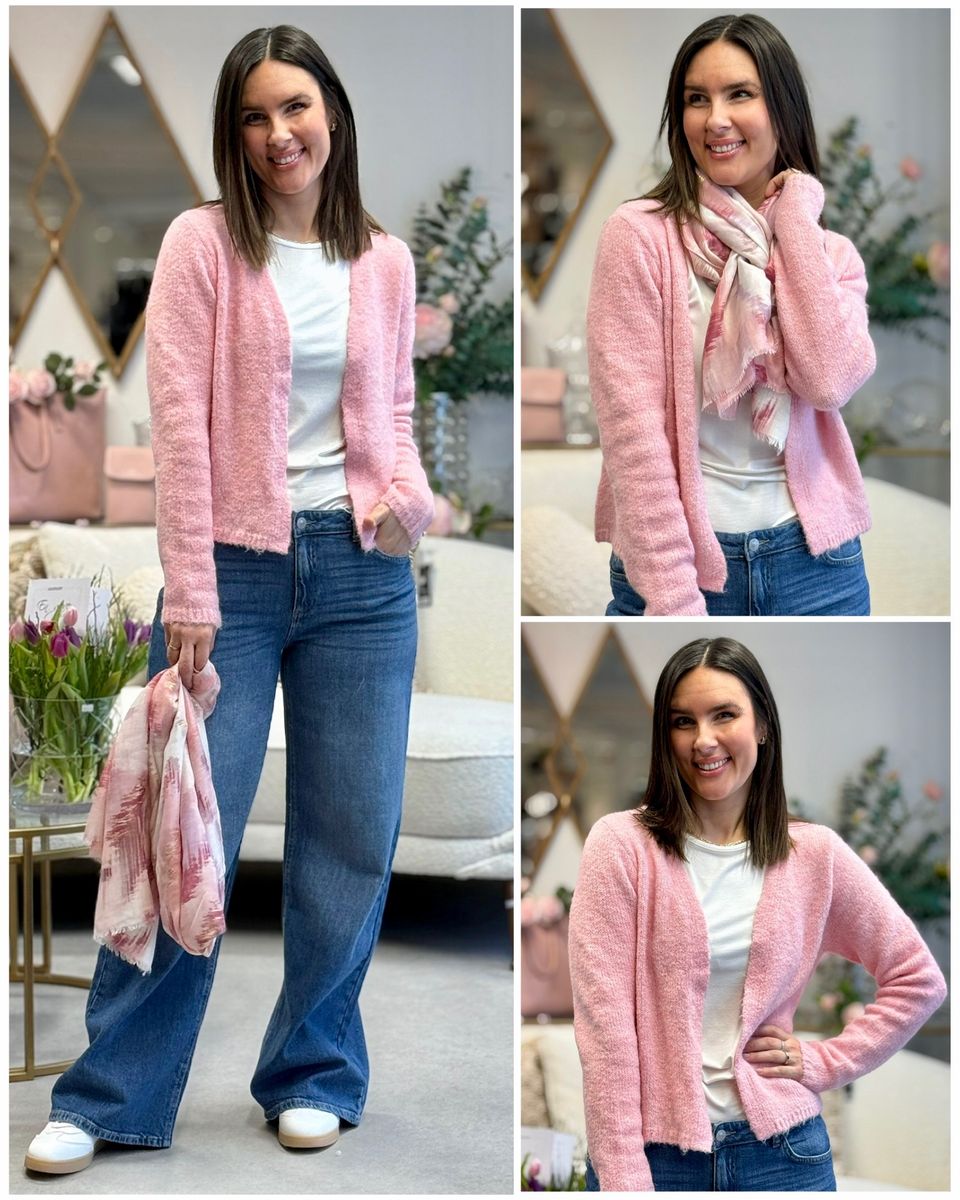 SORRENTO CARDIGAN - ROSA