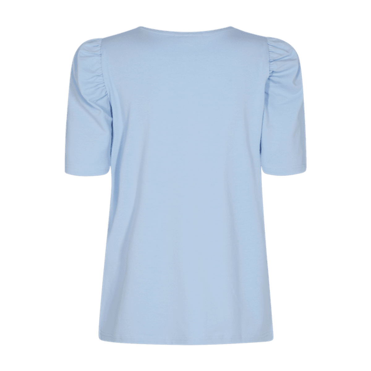 FENJA T-SHIRT M/PUFFERM - HIMMELBLÅ