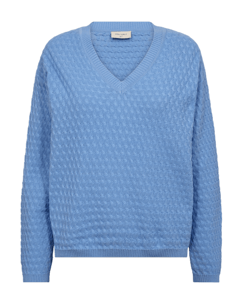 Hovedbilde DODO GENSER V-HALS - HIMMELBLÅ