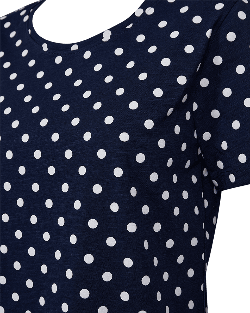 VIVA T-SHIRT POLKA - NAVY