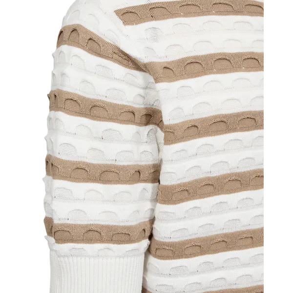 Hovedbilde DODO GENSER - OFFWHITE/CAMEL
