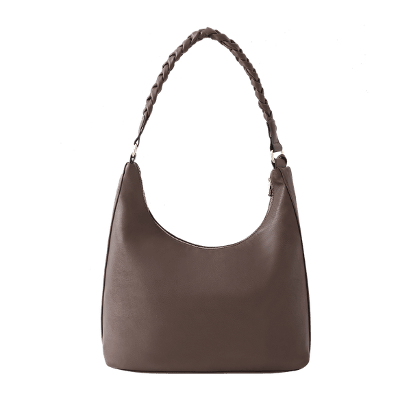 Hovedbilde VESKE M/FLETTET HANK - BRUN