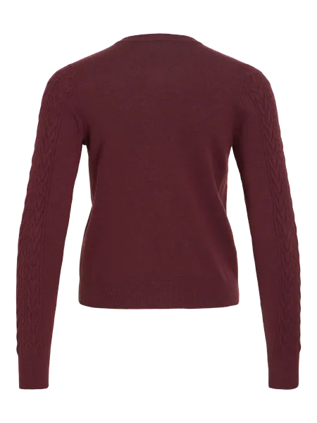 Hovedbilde KERRY CABEL KNIT CARDIGAN - PLOMME