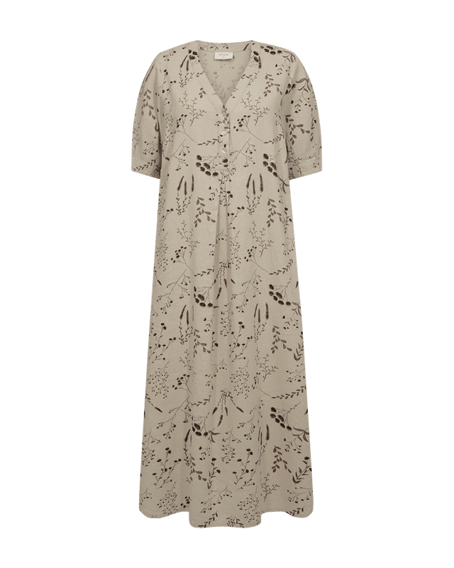 LALUNA MAXI KJOLE - SAND/BRUN