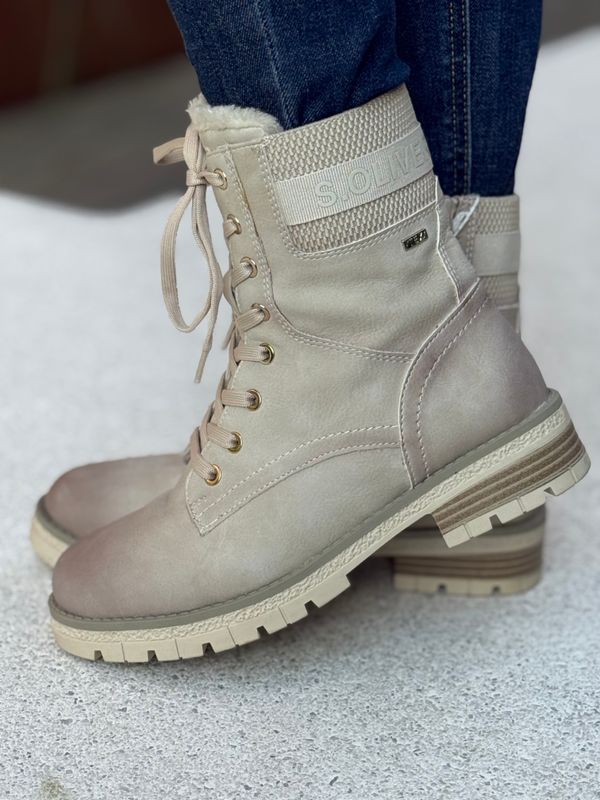 BOOTS M/KNYTING - SAND