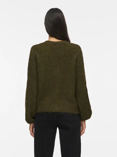 Hovedbilde MARLEY V-HALS CARDIGAN - MØRK GRØNN