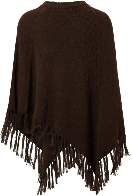 Hovedbilde AVIA PONCHO - BRUN
