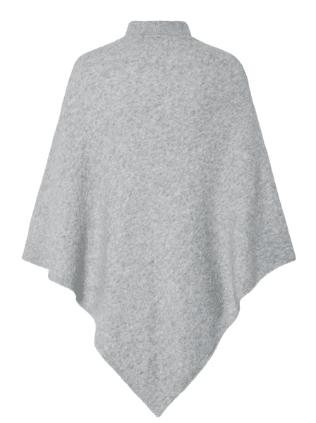 Hovedbilde FORTUNA PONCHO - GRÅ MELERT