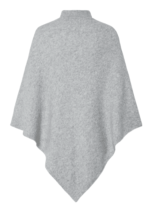 Hovedbilde FORTUNA PONCHO - GRÅ MELERT