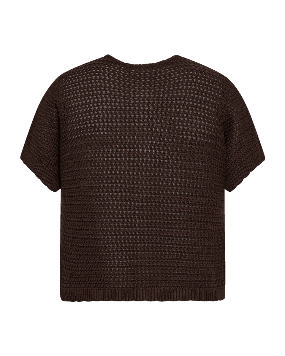 TOTA CARDIGAN - BRUN