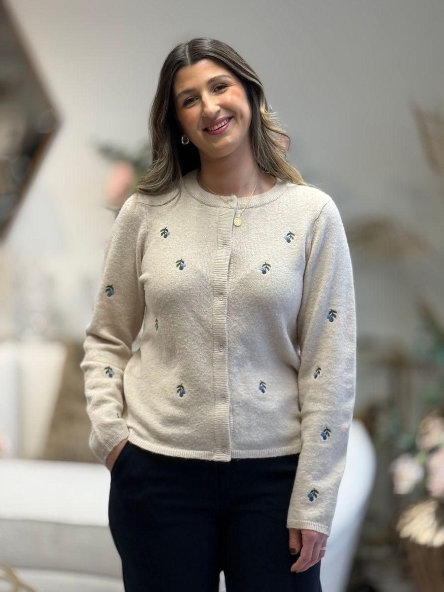 SEBORA CARDIGAN - CREAM