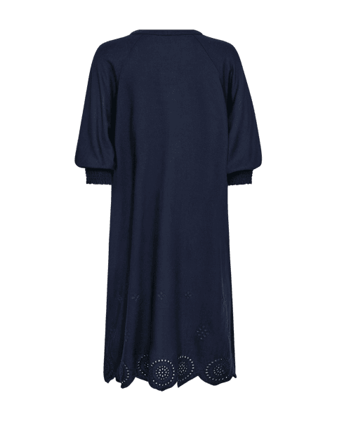 Bilde av LINUS KJOLE M/EMBRO - NAVY