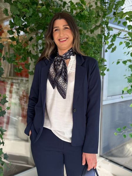 Hovedbilde NANNI RETT KORT BLAZER - NAVY