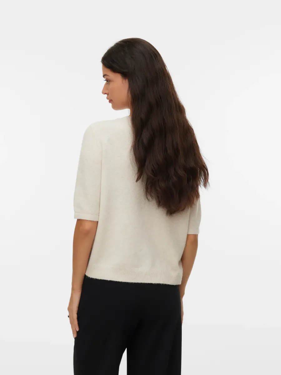 DOFFY CARDIGAN 2/4 ERM - CREAM