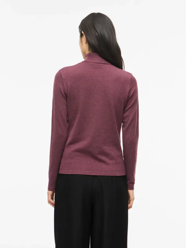 MALU ROLL NECK - PLOMME