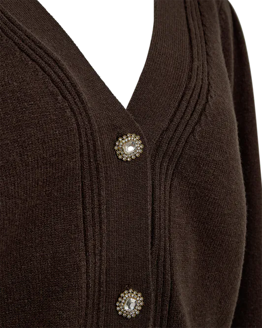 Hovedbilde ALPI CARDIGAN - BRUN