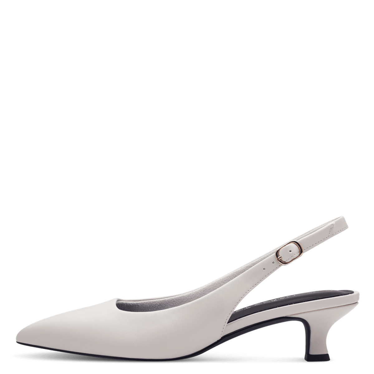 PUMPS SNERTEN HÆL M/SLINGBACK - CREAM