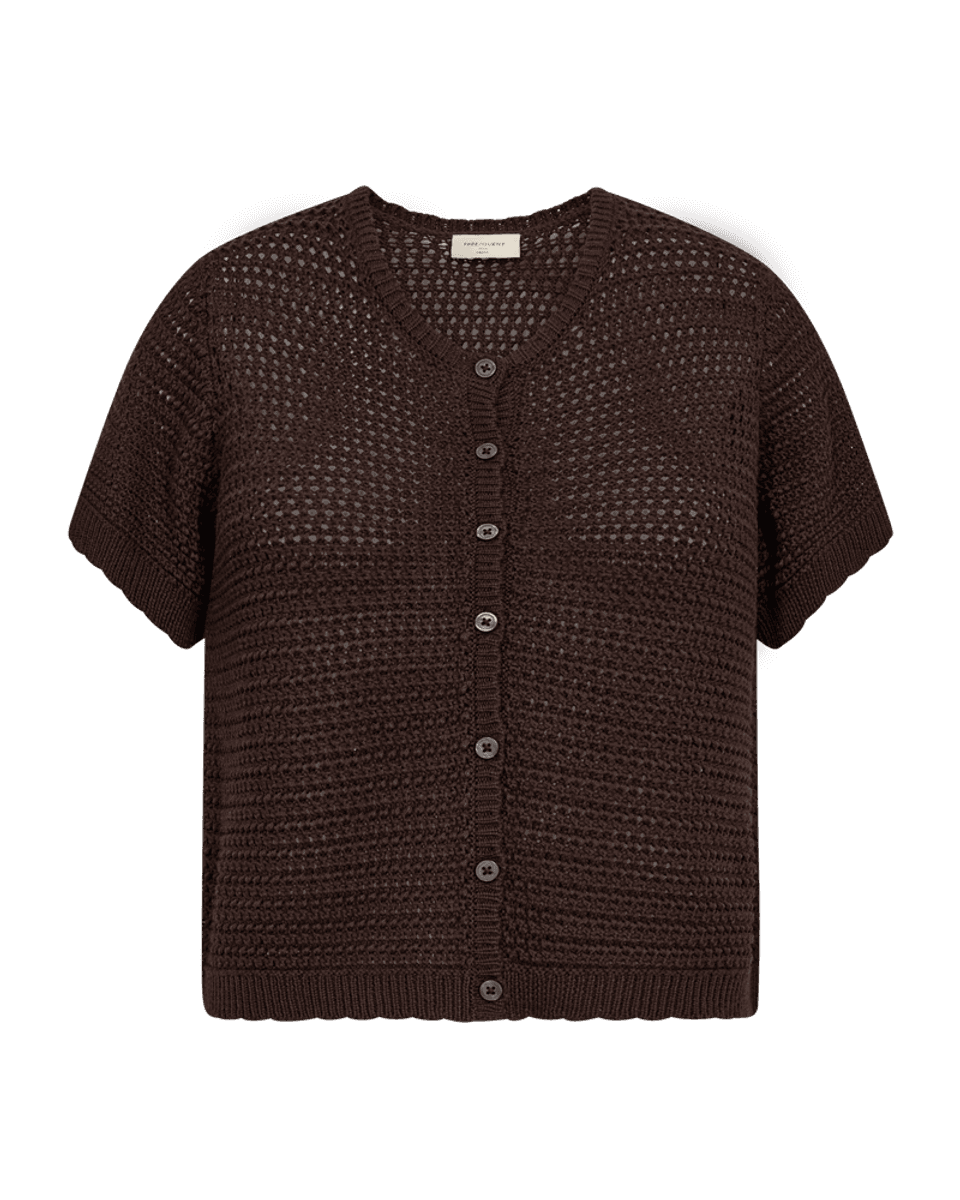 TOTA CARDIGAN - BRUN