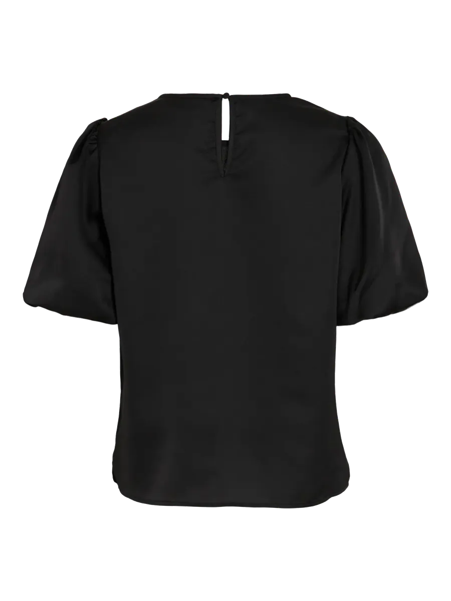 ELLETTE TOPP M/PUFFERM - SORT