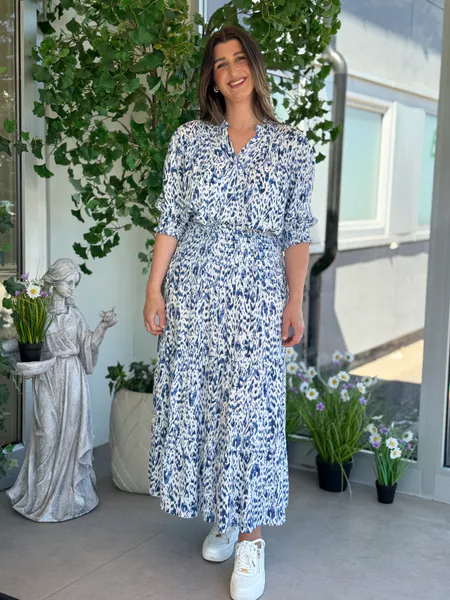 Hovedbilde DAISY BLUSE - NAYY / HVIT