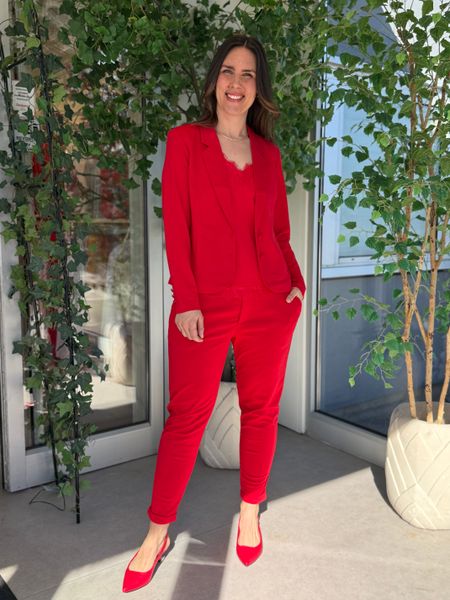 Hovedbilde NANNI KORT BLAZER - RØD