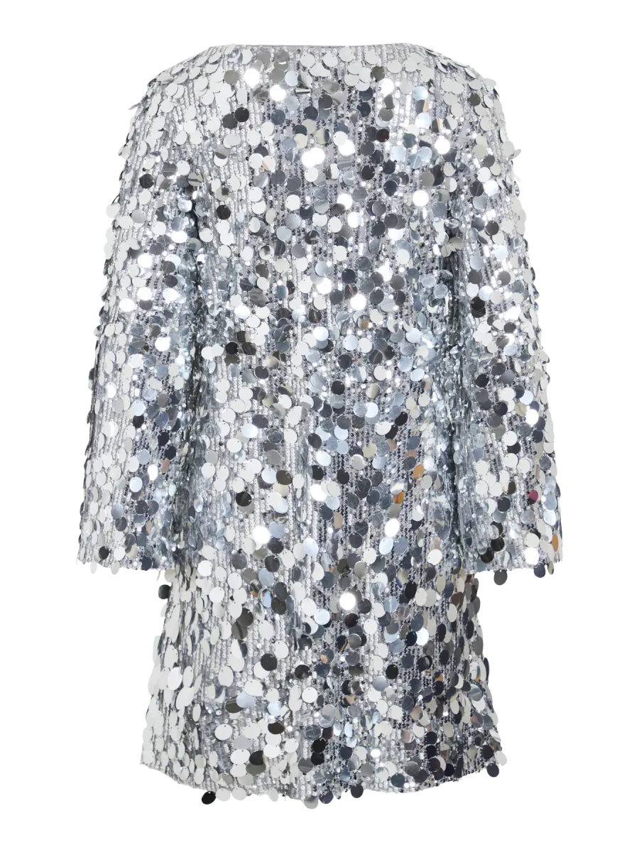 CHAYA PALJETT KJOLE BOATNECK - SØLV