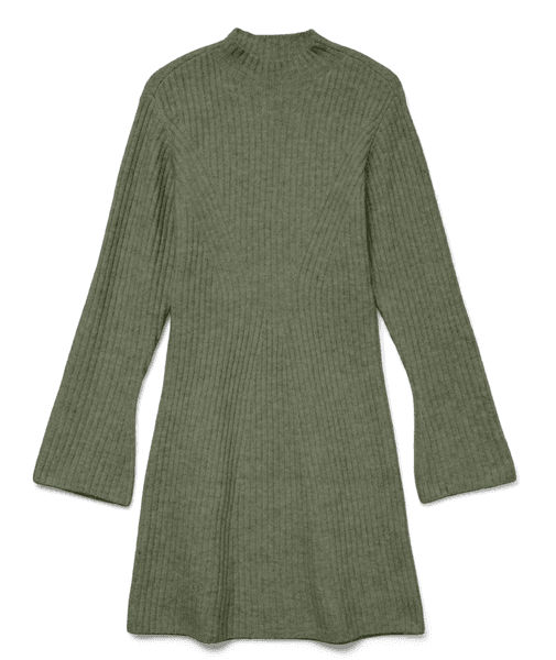 Hovedbilde LINA STRIKKE KJOLE - OLIVEN