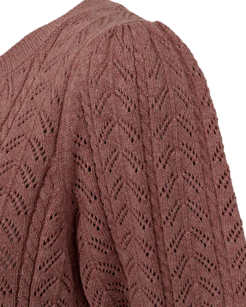 Hovedbilde CLARRY GENSER RUND HALS - ROSE BROWN