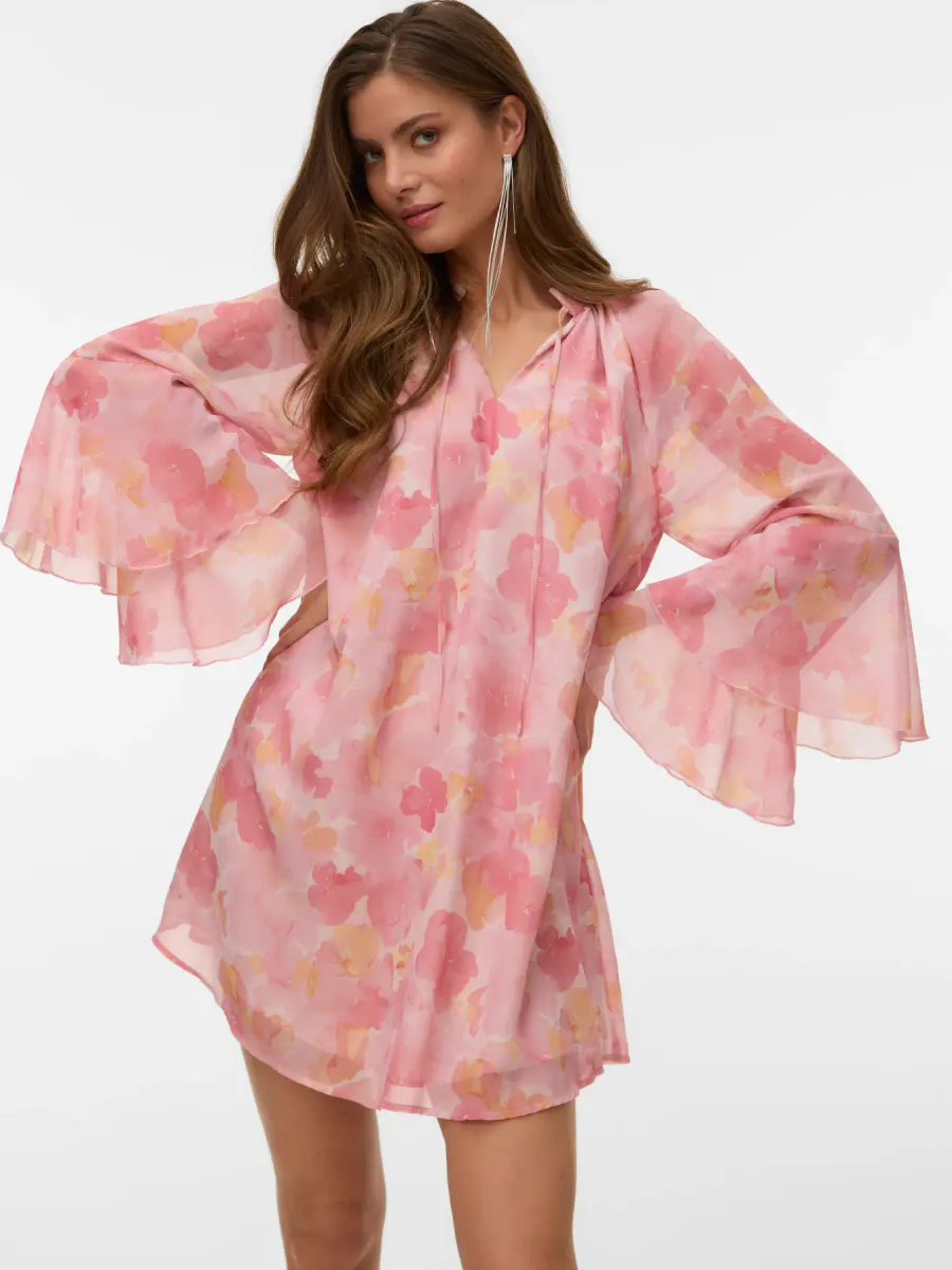 ROSALIE KJOLE - PINK FLOWER