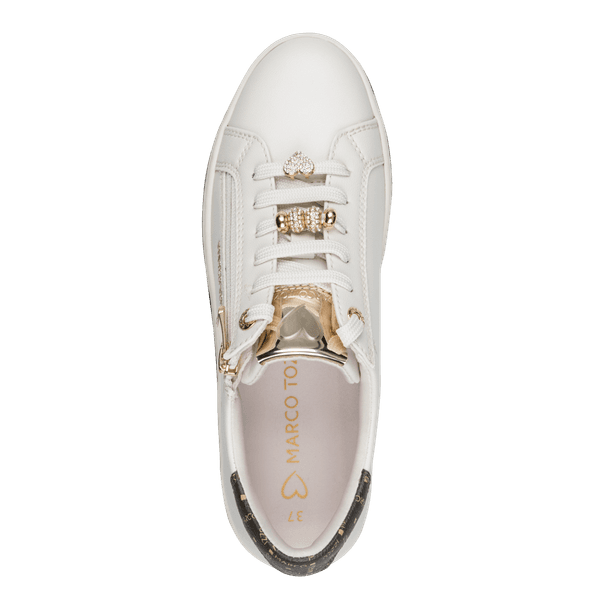 Hovedbilde SNEAKERS M/ GULL DETALJER - CREAM