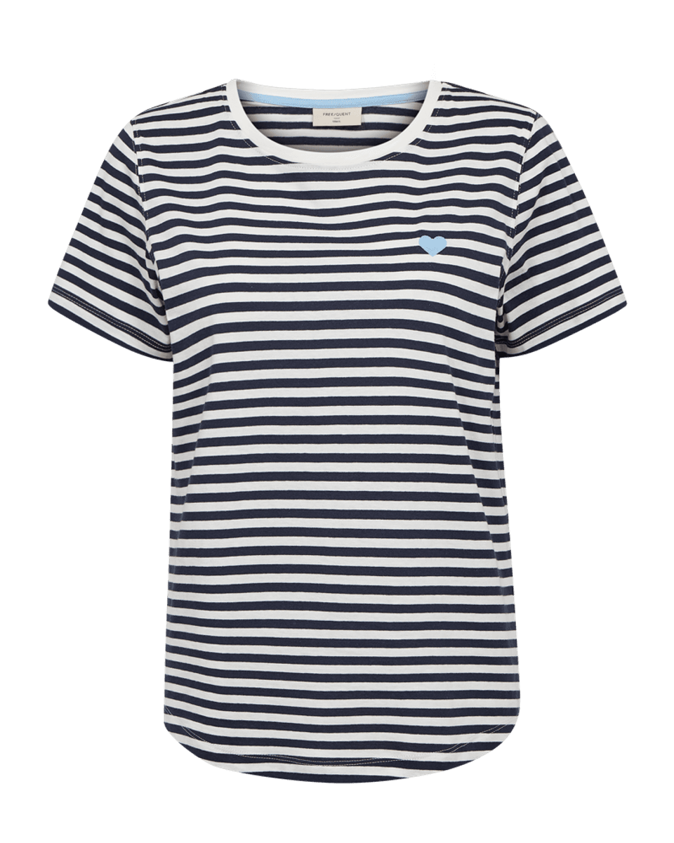 MIAN T-SHIRT - OFFWHITE/NAVY
