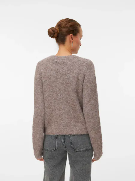 Hovedbilde NOVAH CARDIGAN - TAUPE MELERT
