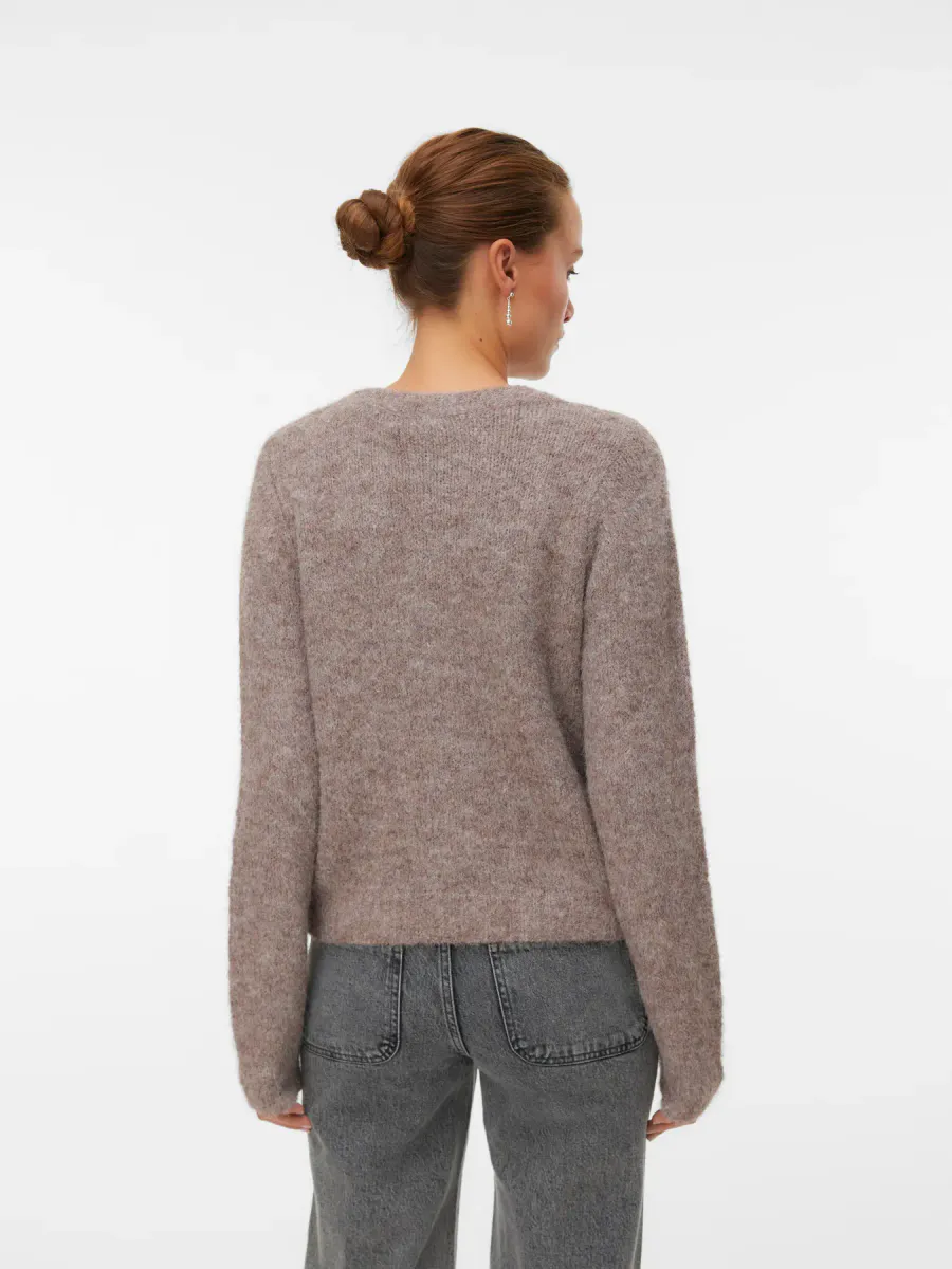 NOVAH CARDIGAN - TAUPE MELERT