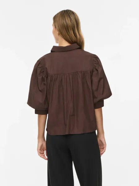 Hovedbilde REALU BLUSE 3/4 ERM - BRUN