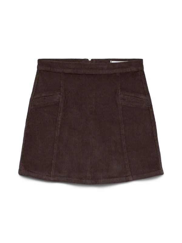 KATA CORD SKJØRT - BRUN