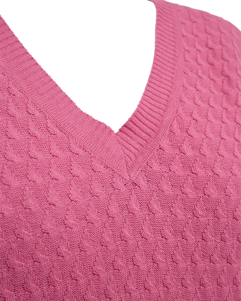 Hovedbilde DODO GENSER V-HALS - ROSA