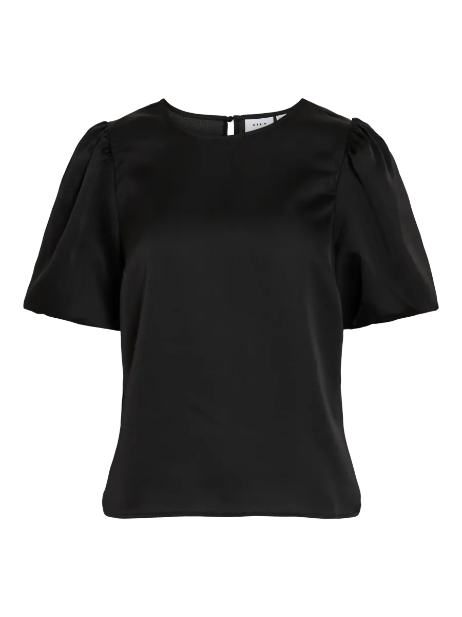 ELLETTE TOPP M/PUFFERM - SORT