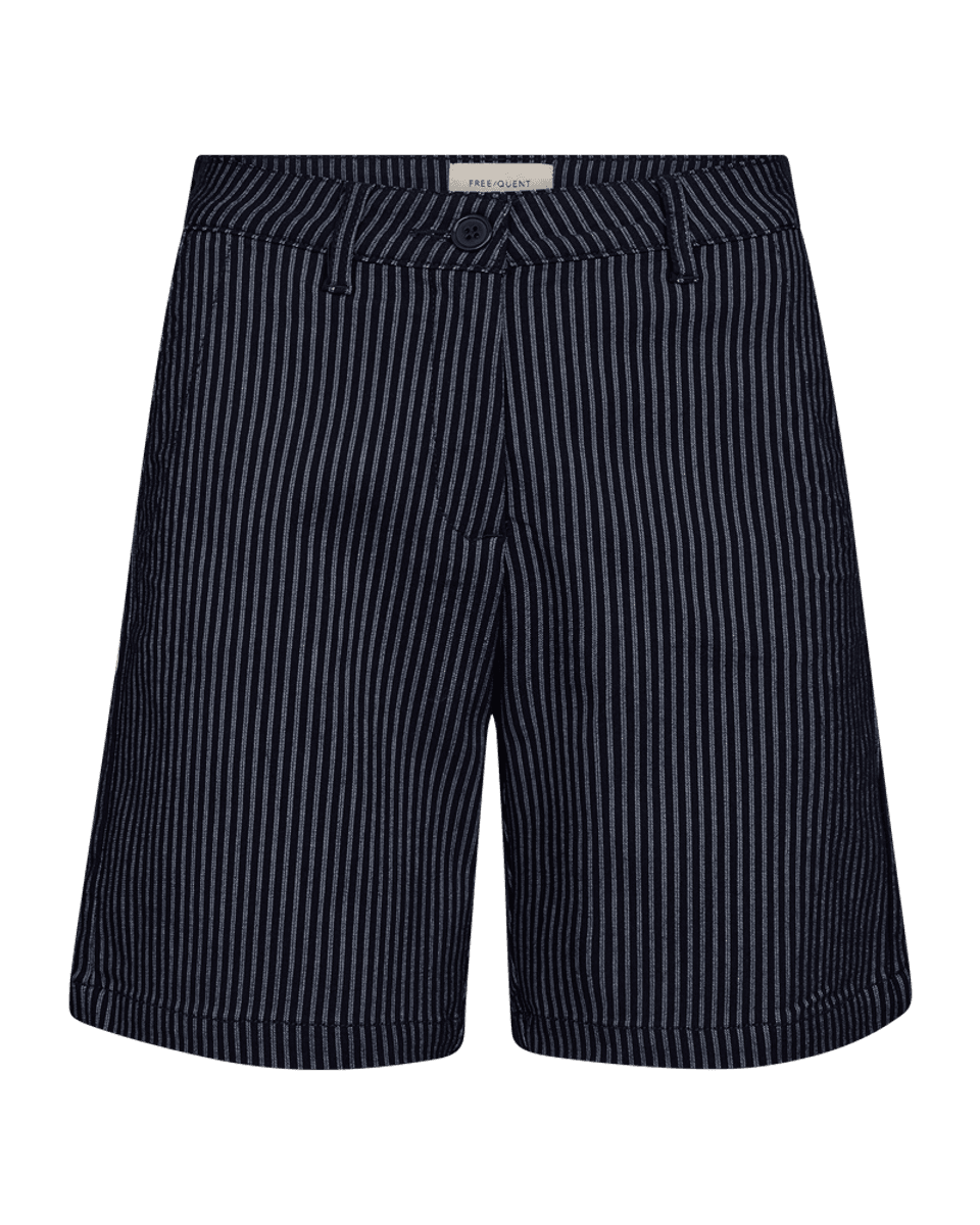 REX SHORTS SMALSTRIPET - NAVY/HVIT