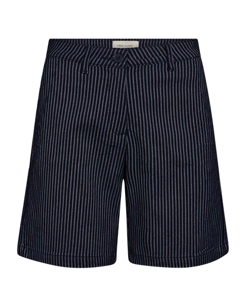 Hovedbilde REX SHORTS SMALSTRIPET - NAVY/HVIT