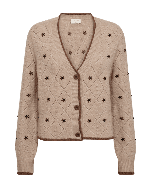 Hovedbilde STOKKE CARDIGAN - TAUPE/MOCCA